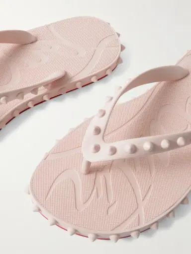 Christian Louboutin Super Loubi Studded Rubber Flip Flops | Thumbnail 4 Christian Louboutin Super Loubi Studded Rubber Flip Flops | Thumbnail 4