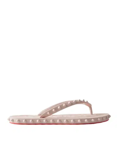 Christian Louboutin Super Loubi Studded Rubber Flip Flops | Thumbnail 1 Christian Louboutin Super Loubi Studded Rubber Flip Flops | Thumbnail 1