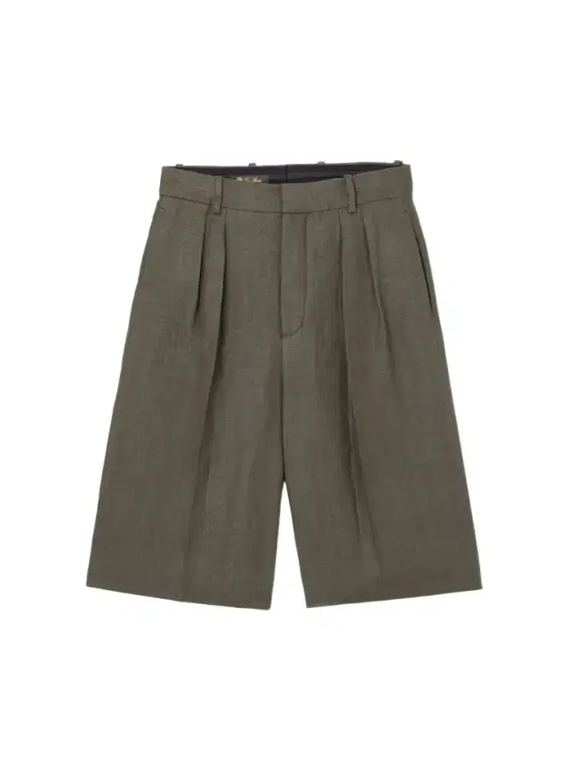 Loro Piana Digby Pleated Linen And Wool-blend Shorts