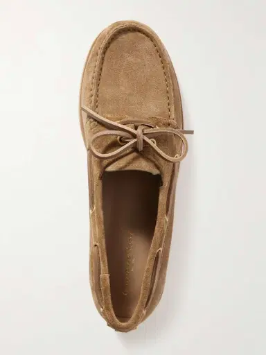 Gianvito Rossi Vandée Suede Boat Shoes | Thumbnail 5 Gianvito Rossi Vandée Suede Boat Shoes | Thumbnail 5