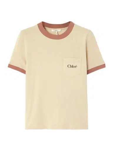Chloé Printed Cotton-jersey T-shirt | Thumbnail 1 Chloé Printed Cotton-jersey T-shirt | Thumbnail 1