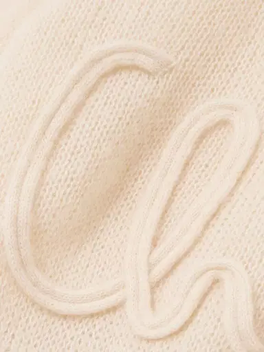 Chloé Embroidered Alpaca And Silk-blend Sweater | Thumbnail 4 Chloé Embroidered Alpaca And Silk-blend Sweater | Thumbnail 4