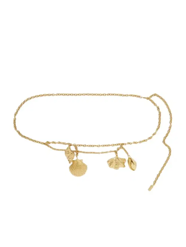 Shell Gold-tone Belt