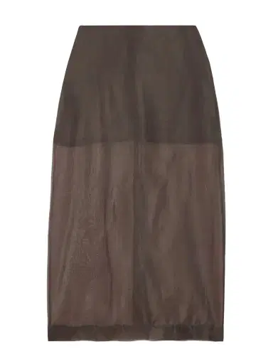 The Frankie Shop Peri Silk-blend Organza Midi Skirt | Thumbnail 1