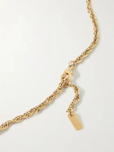 Chloé tone, Faux Pearl, Crystal And Resin Necklace | Thumbnail 3