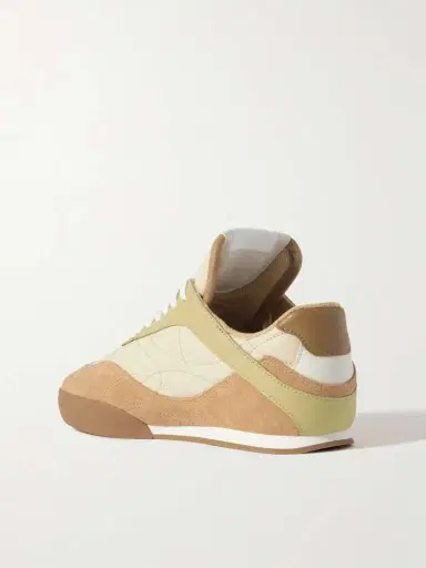 Chloé Kick Suede And Leather Sneakers | Thumbnail 3 Chloé Kick Suede And Leather Sneakers | Thumbnail 3
