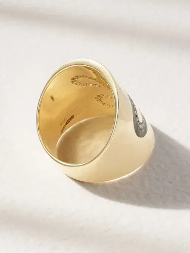Diane Kordas Snake 18-karat Gold, Diamond, Tsavorite And Enamel Ring | Thumbnail 3 Diane Kordas Snake 18-karat Gold, Diamond, Tsavorite And Enamel Ring | Thumbnail 3