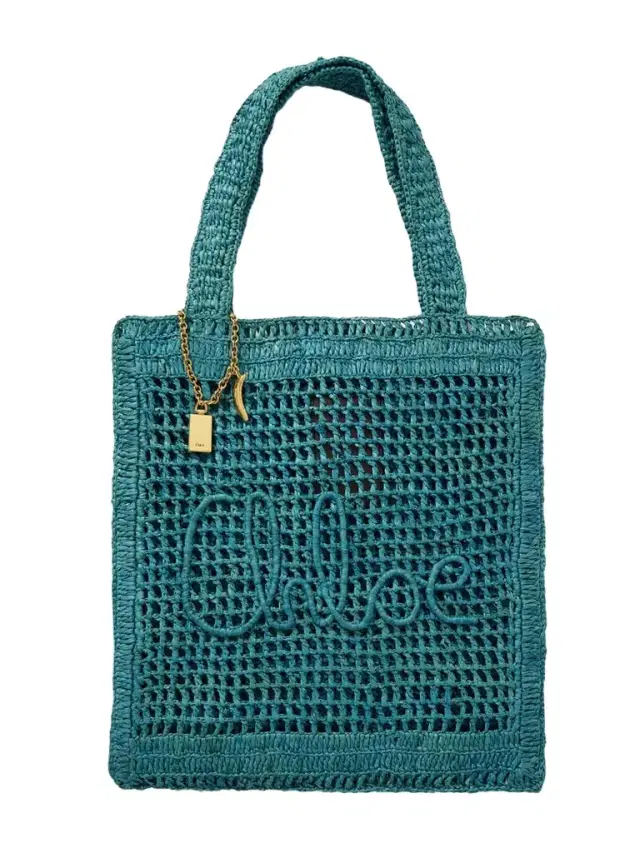 Summer Banana Embellished Raffia Tote