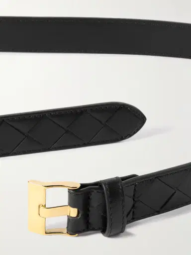Bottega Veneta Intrecciato Leather Belt | Thumbnail 3