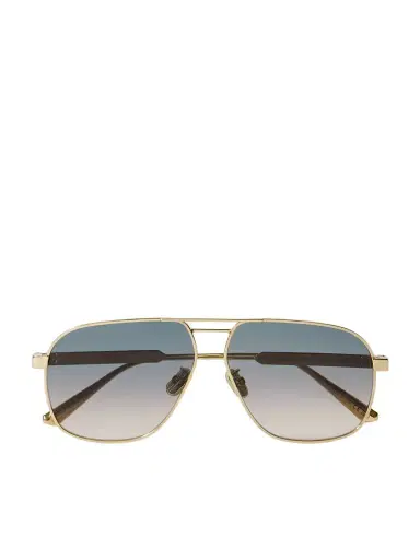 DIOR Eyewear Diorcannage A3u Aviator-style Rose Gold-tone Sunglasses | Thumbnail 1