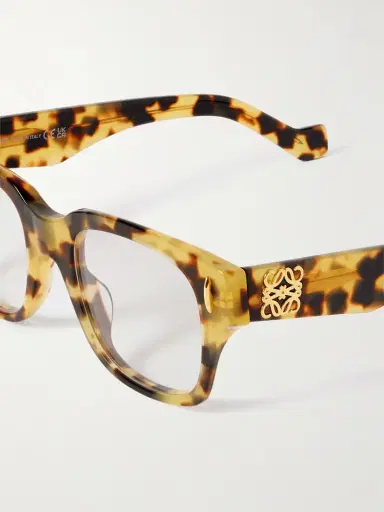 Loewe Anagram Square-frame Tortoiseshell Acetate Optical Glasses | Thumbnail 4 Loewe Anagram Square-frame Tortoiseshell Acetate Optical Glasses | Thumbnail 4