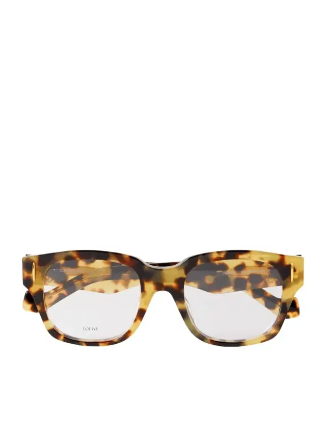 Anagram Square-frame Tortoiseshell Acetate Optical Glasses
