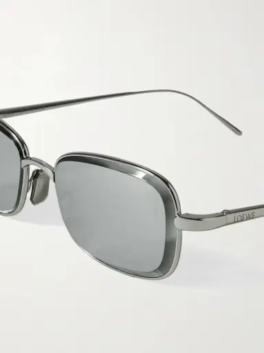 Loewe Square-frame Silver-tone Sunglasses | Thumbnail 4