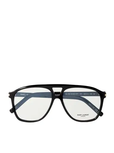 Saint Laurent Eyewear Dune Aviator-style Acetate Optical Glasses | Thumbnail 1