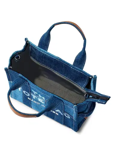 Marc Jacobs Women's The Denim Small Tote - Blue Denim | Thumbnail 2