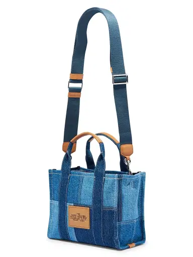 Marc Jacobs Women's The Denim Small Tote - Blue Denim | Thumbnail 4