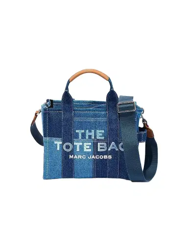 Marc Jacobs Women's The Denim Small Tote - Blue Denim | Thumbnail 1