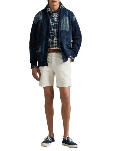 Polo Ralph Lauren Men's Salinger Straight-Fit Chino Shorts - Deckwash White | Thumbnail 2 Polo Ralph Lauren Men's Salinger Straight-Fit Chino Shorts - Deckwash White | Thumbnail 2
