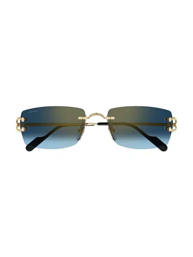 Cartier Men's C Decor 56MM Rimless Rectangular Sunglasses | Thumbnail 2 Cartier Men's C Decor 56MM Rimless Rectangular Sunglasses | Thumbnail 2