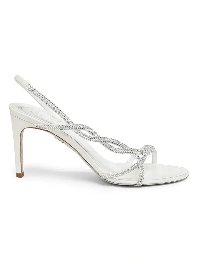 Rene Caovilla Women's 80MM Satin Strappy Sandals -  Satin