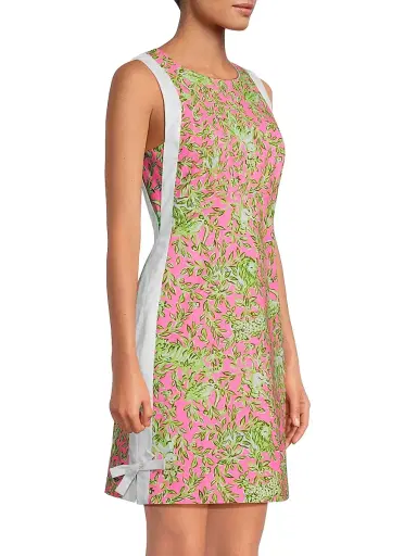 Lilly Pulitzer Women's Beckler Printed Minidress - Rousseau Pink - Size 12 | Thumbnail 4 Lilly Pulitzer Women's Beckler Printed Minidress - Rousseau Pink - Size 12 | Thumbnail 4