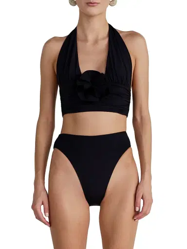 Maygel Coronel Women's Vives Ruched Halter Bikini | Thumbnail 2