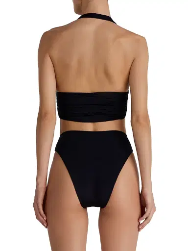 Maygel Coronel Women's Vives Ruched Halter Bikini | Thumbnail 3