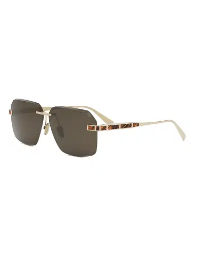 BVLGARI Men's Octo Roma 62MM Rectangular Sunglasses - Gold Grey | Thumbnail 1 BVLGARI Men's Octo Roma 62MM Rectangular Sunglasses - Gold Grey | Thumbnail 1