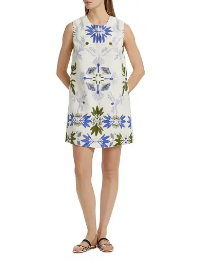 Marie Oliver Women's Yvette Embroidered Floral Shift Dress - Waltz | Thumbnail 2 Marie Oliver Women's Yvette Embroidered Floral Shift Dress - Waltz | Thumbnail 2