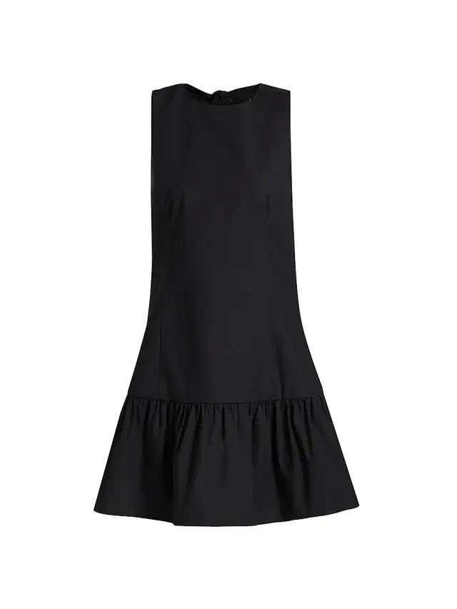 Women's Marilyn Drop Waist Minidress - Black