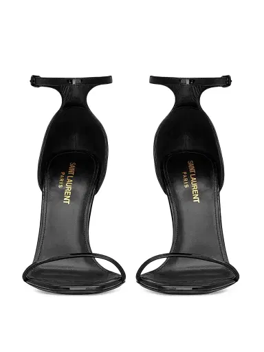 Saint Laurent Women's Opyum Sandals in Patent Leather - Black | Thumbnail 3 Saint Laurent Women's Opyum Sandals in Patent Leather - Black | Thumbnail 3