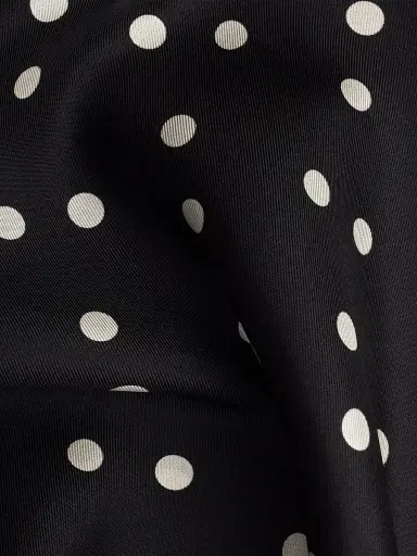 Prada Women's Printed Silk Twill 90CM Square Scarf - Black | Thumbnail 3