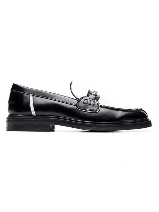 Men's Polido Leather Loafers - White Black