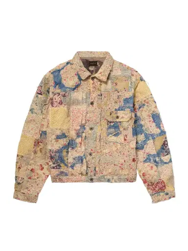 KAPITAL Boro Distressed Patchwork Cotton and Linen-Blend Jacket - Men | Thumbnail 1