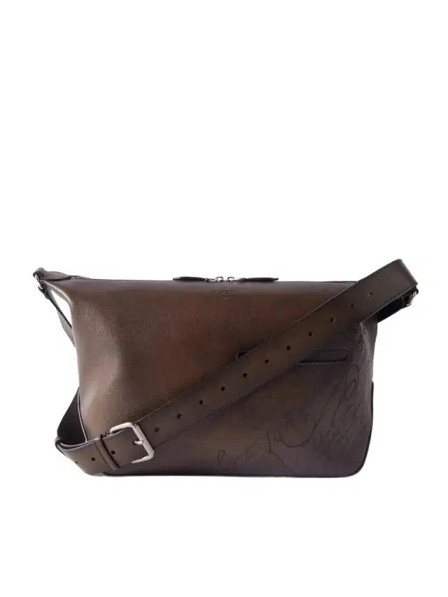Berluti Toujours Scritto Venezia Leather Messenger Bag - Men