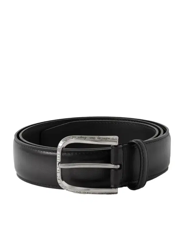 Curve 3.5cm Scritto Venezia Leather Belt - Men Curve 3.5cm Scritto Venezia Leather Belt - Men