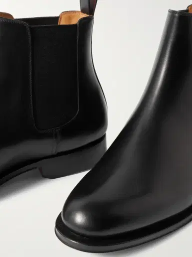 Loro Piana Rory Walk Leather Chelsea Boots - Men | Thumbnail 4