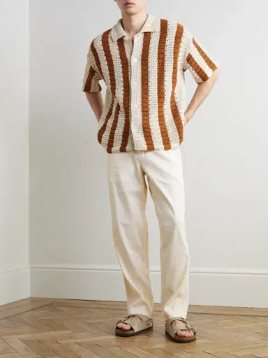 Orlebar Brown Alex Tapered Stretch Linen and Lyocell-Blend Drawstring Trousers - Men | Thumbnail 2 Orlebar Brown Alex Tapered Stretch Linen and Lyocell-Blend Drawstring Trousers - Men | Thumbnail 2