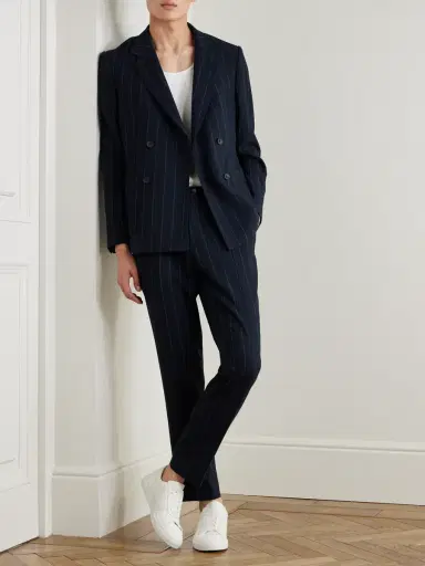 MR P. Slim-Fit Pinstriped Wool-Blend Seersucker Suit Jacket - Men | Thumbnail 2