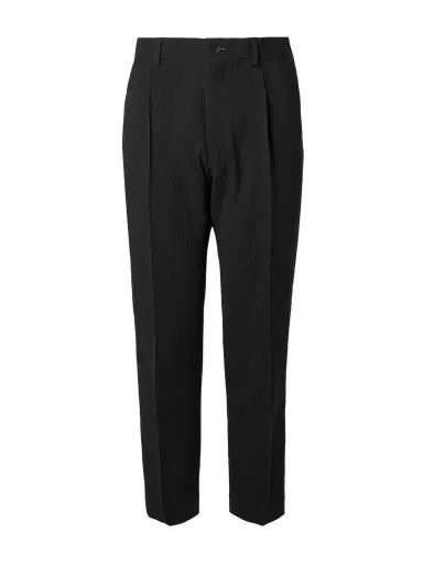 MR P. Daniel Tapered Pleated Wool-Blend Seersucker Suit Trousers - Men | Thumbnail 1 MR P. Daniel Tapered Pleated Wool-Blend Seersucker Suit Trousers - Men | Thumbnail 1