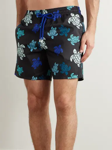 Vilebrequin Mahina Straight-Leg Mid-Length Recycled Swim Shorts - Men | Thumbnail 2
