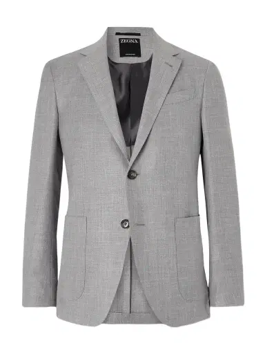 Zegna Riviera Slim-Fit Wool, Silk and Linen-Blend Suit Jacket - Men | Thumbnail 1 Zegna Riviera Slim-Fit Wool, Silk and Linen-Blend Suit Jacket - Men | Thumbnail 1