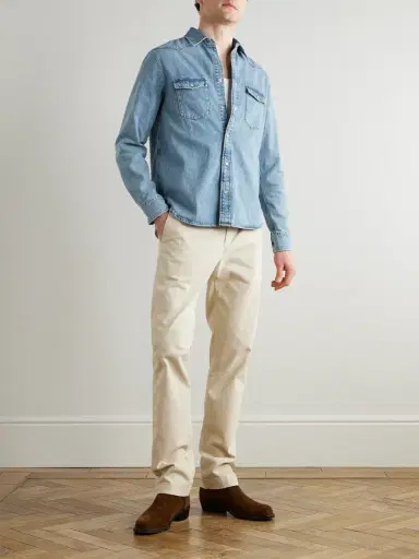 MR P. Denim Western Shirt - Men | Thumbnail 2