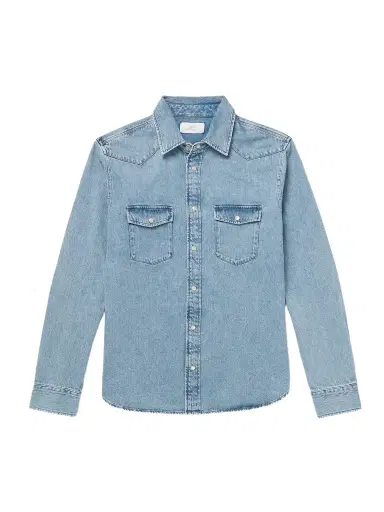 MR P. Denim Western Shirt - Men | Thumbnail 1