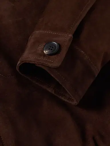 Loro Piana Kane Rain System® Suede Bomber Jacket - Men | Thumbnail 5