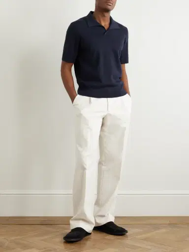 Loro Piana Wish® Wool Polo Shirt - Men | Thumbnail 2 Loro Piana Wish® Wool Polo Shirt - Men | Thumbnail 2