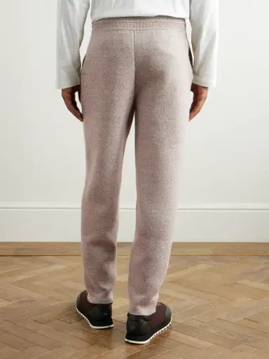 Loro Piana Tapered Linen and Cashmere-Blend Sweatpants - Men | Thumbnail 4 Loro Piana Tapered Linen and Cashmere-Blend Sweatpants - Men | Thumbnail 4