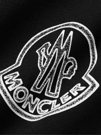 Moncler Logo-Print Appliquéd Cotton-Jersey Sweatshirt - Men | Thumbnail 5