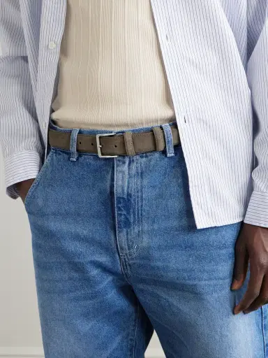 MR P. 3cm Suede Belt - Men | Thumbnail 3