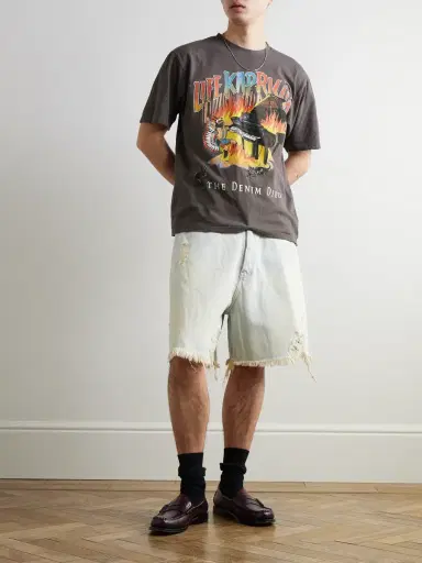KAPITAL Printed Cotton-Jersey T-Shirt - Men | Thumbnail 2 KAPITAL Printed Cotton-Jersey T-Shirt - Men | Thumbnail 2